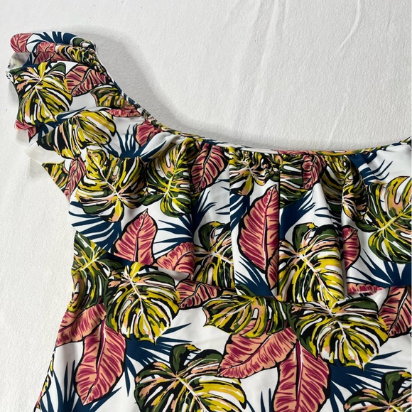 Cabana Del Sol Tropical Print Women's One Piece Swimsuit Medium - Picture 5 of 9